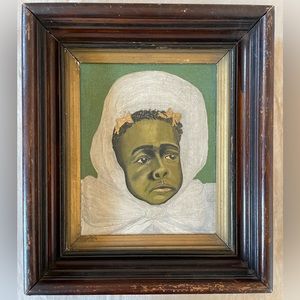Oil Painting Rare Folk Art